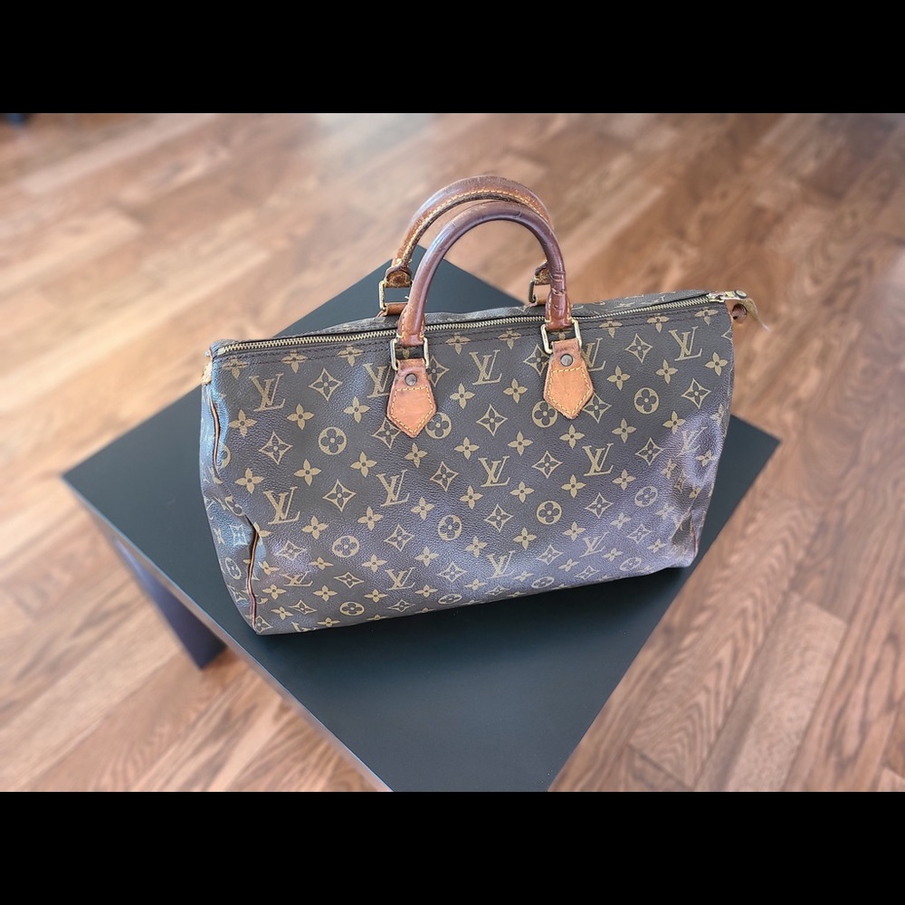 Vintage Authentic Louis Vuitton Duffle Bag